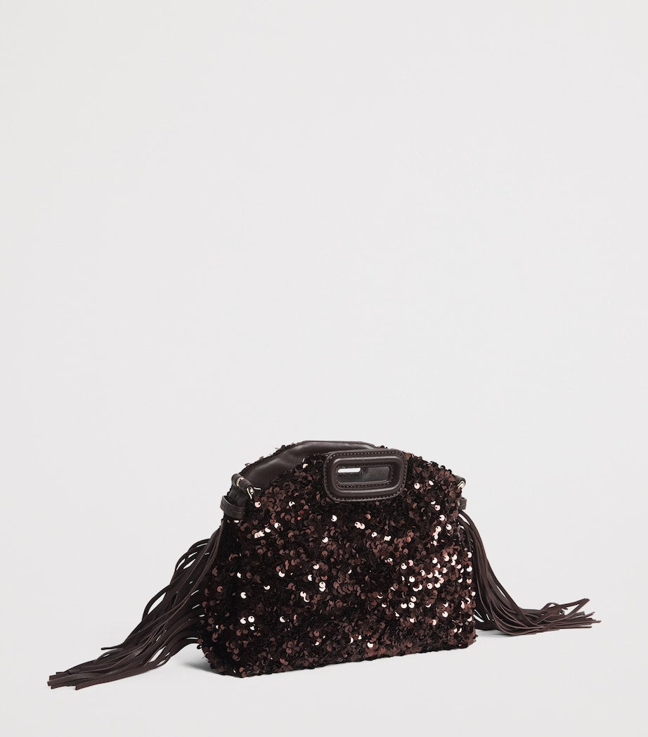 Mini Sequin Miss M Shoulder Bag