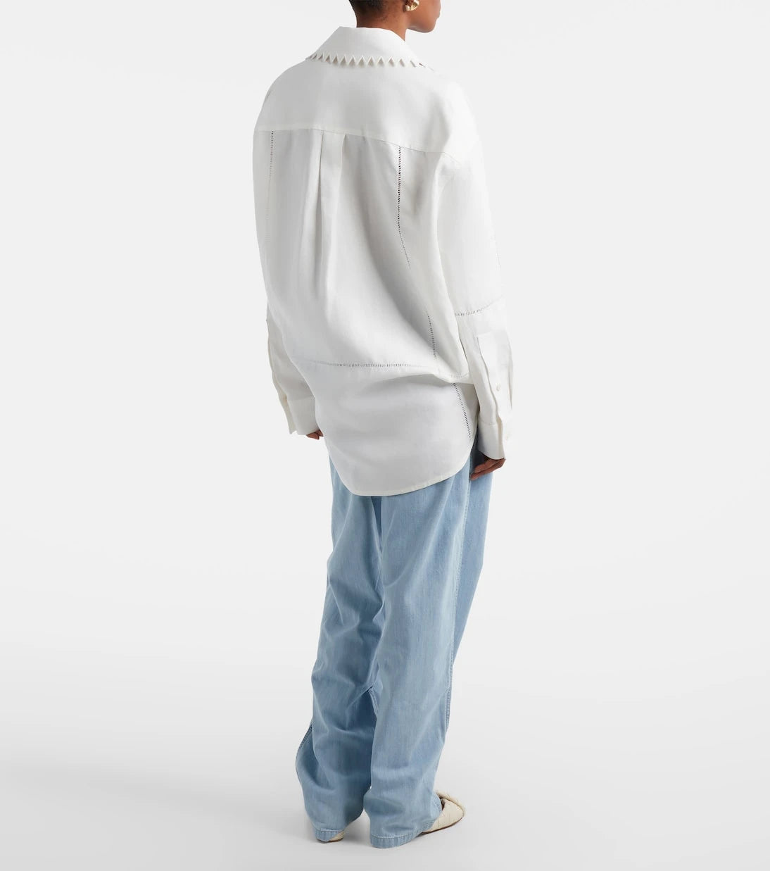 Bottega Veneta - High-rise wide-leg jeans
