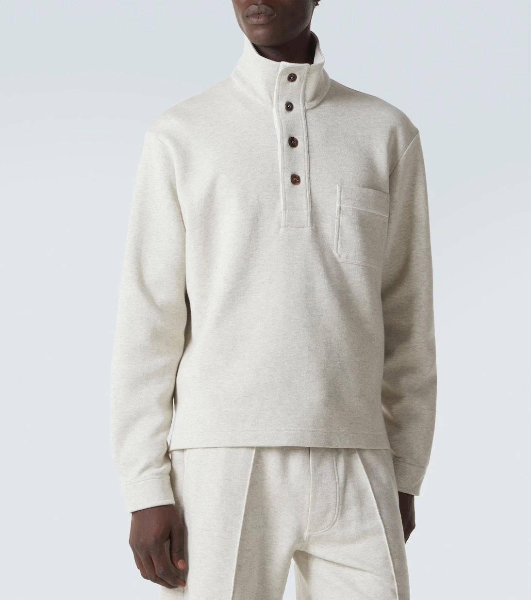 Tom Ford - Cotton, silk, and cashmere sweatshirt