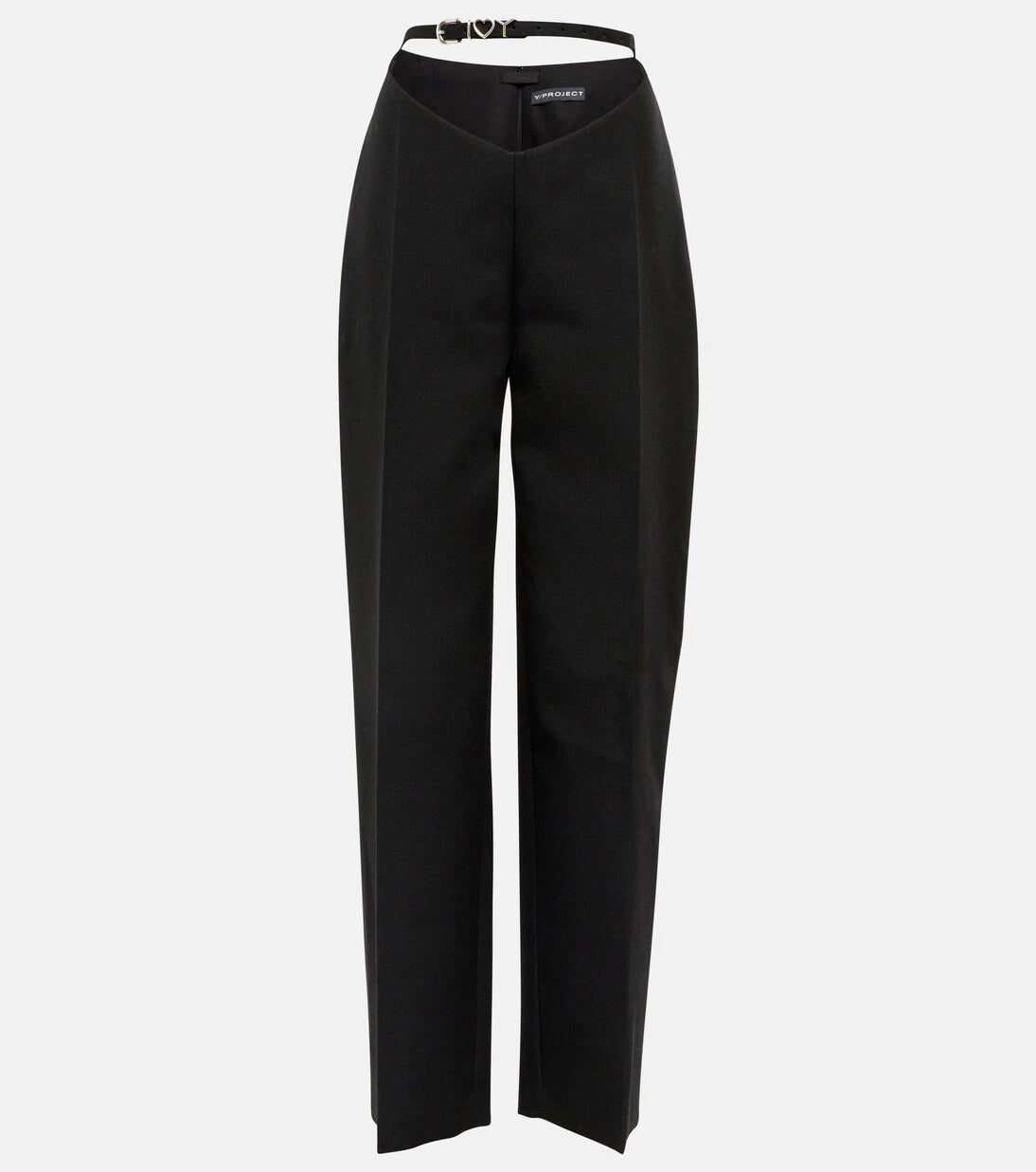Y/Project - Embellished cutout wool pants