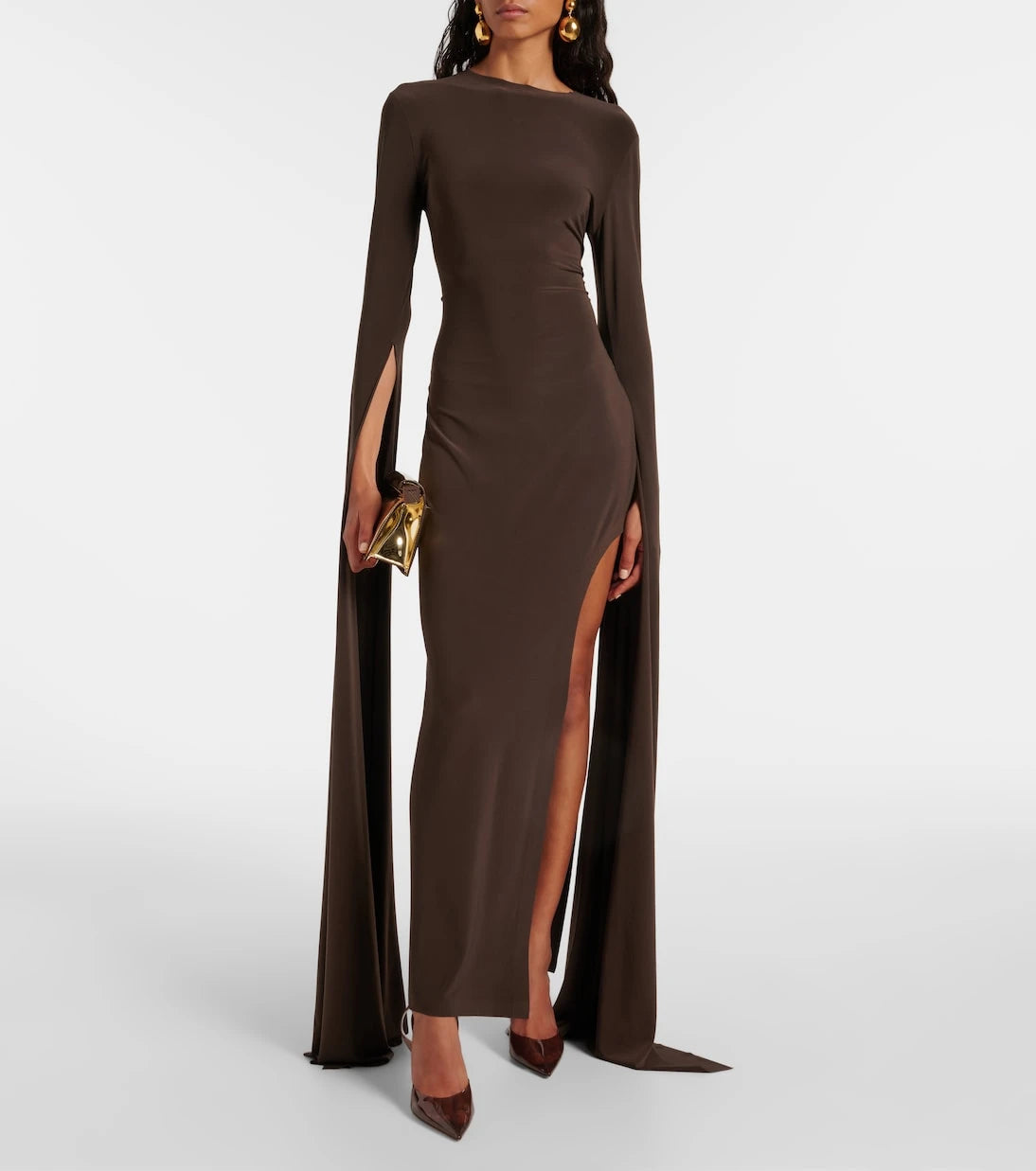Norma Kamali - Draped jersey gown