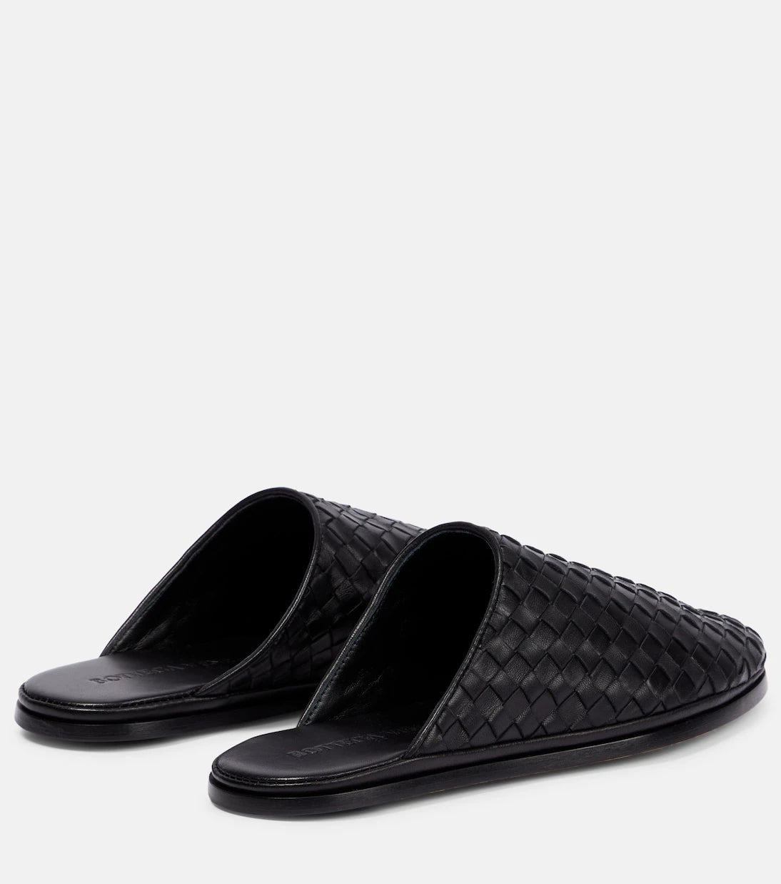 Bottega Veneta - Intrecciato leather slippers