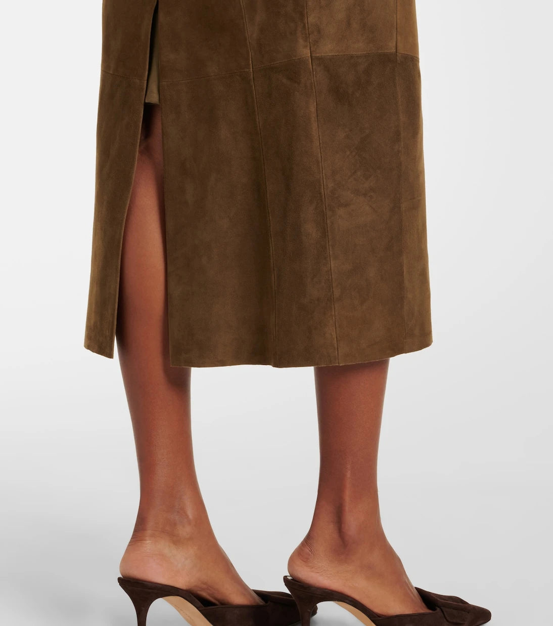 Vince - Suede pencil skirt