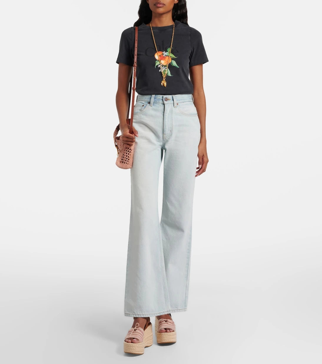 Chloé - Printed cotton T-shirt