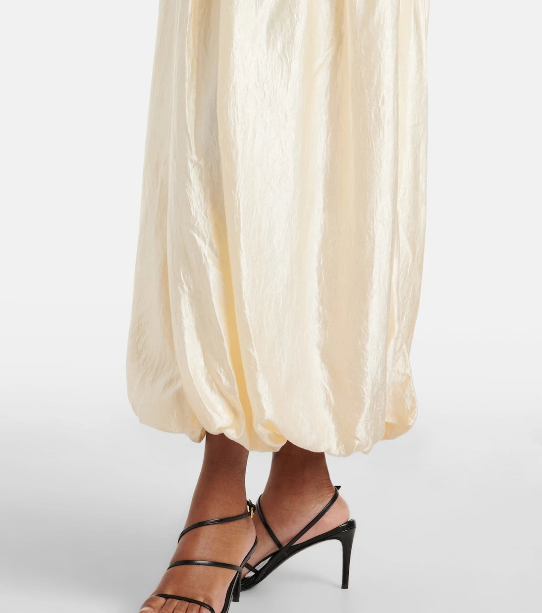 Xu Zhi - Lace-trimmed maxi dress