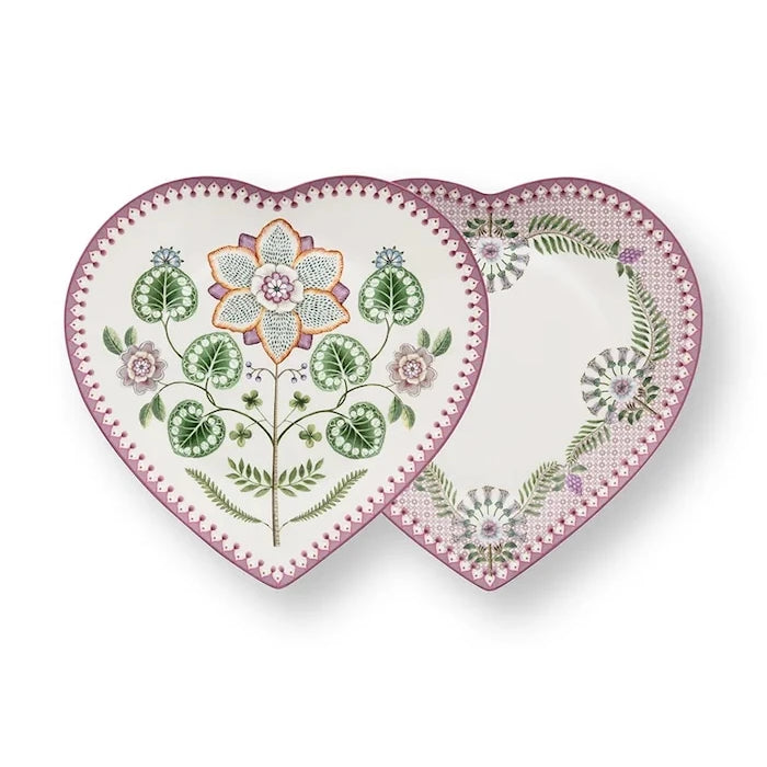 Pip Studio servis tabağı seti, porselenden, 21,5 cm