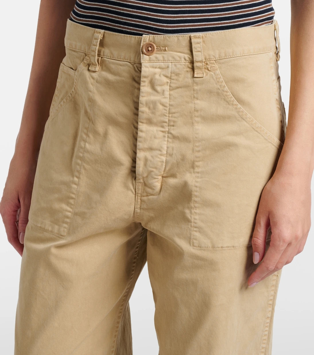 Nili Lotan - Whitney cotton wide-leg pants