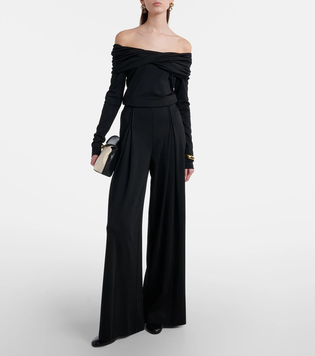 Max Mara - Orafo off-shoulder virgin wool top