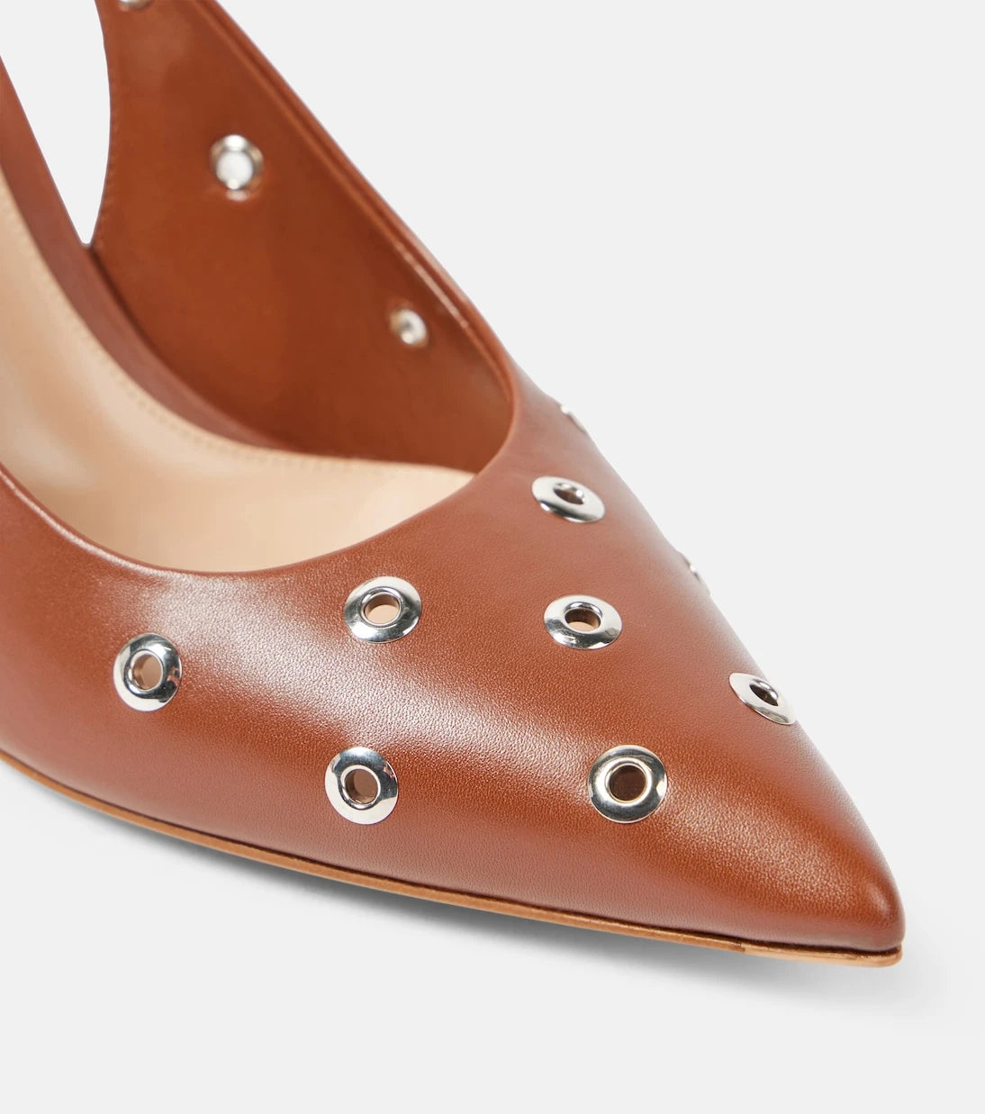 Gianvito Rossi - Lydia 70 leather slingback sandals