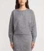 Almada Label Grey Brushed Cashmere Coco Cardigan