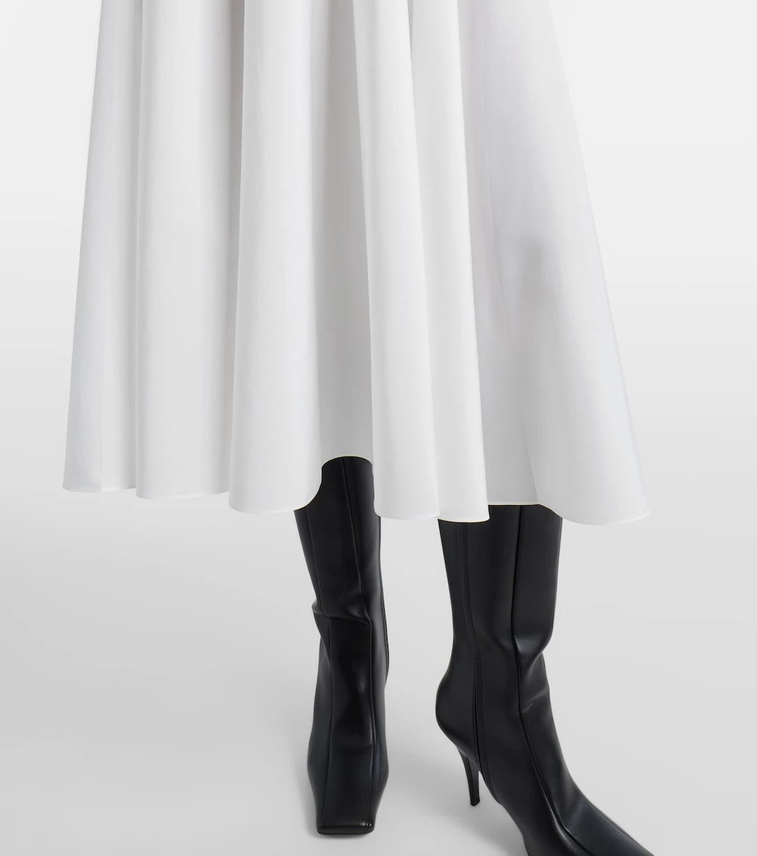 Norma Kamali - High-rise midi skirt