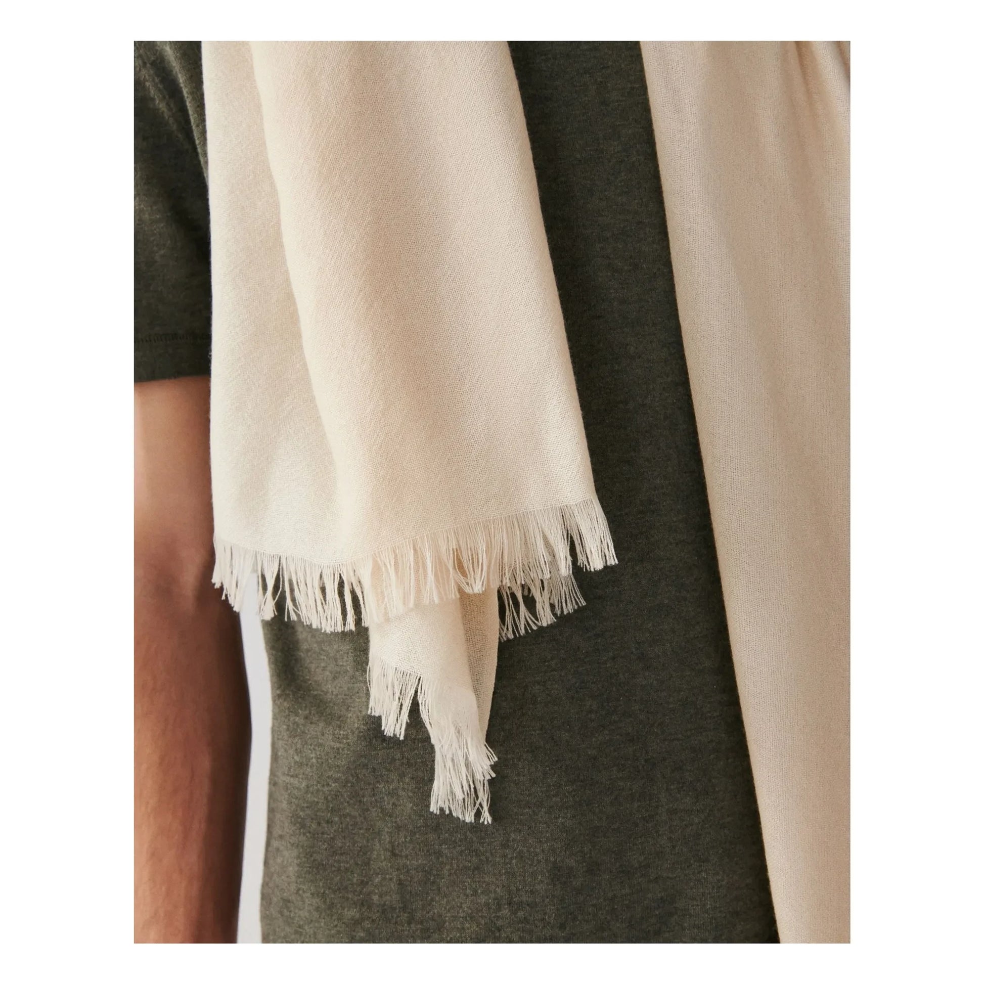 Bompard - Cashmere voile stole | Oats