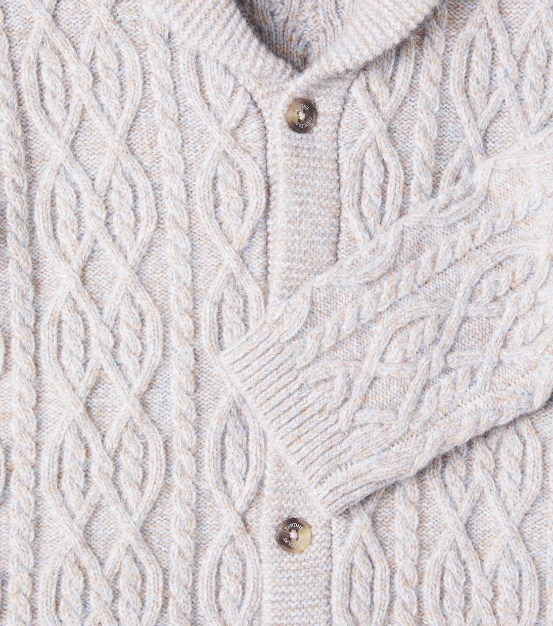Tartine et Chocolat - Cable-knit wool cardigan
