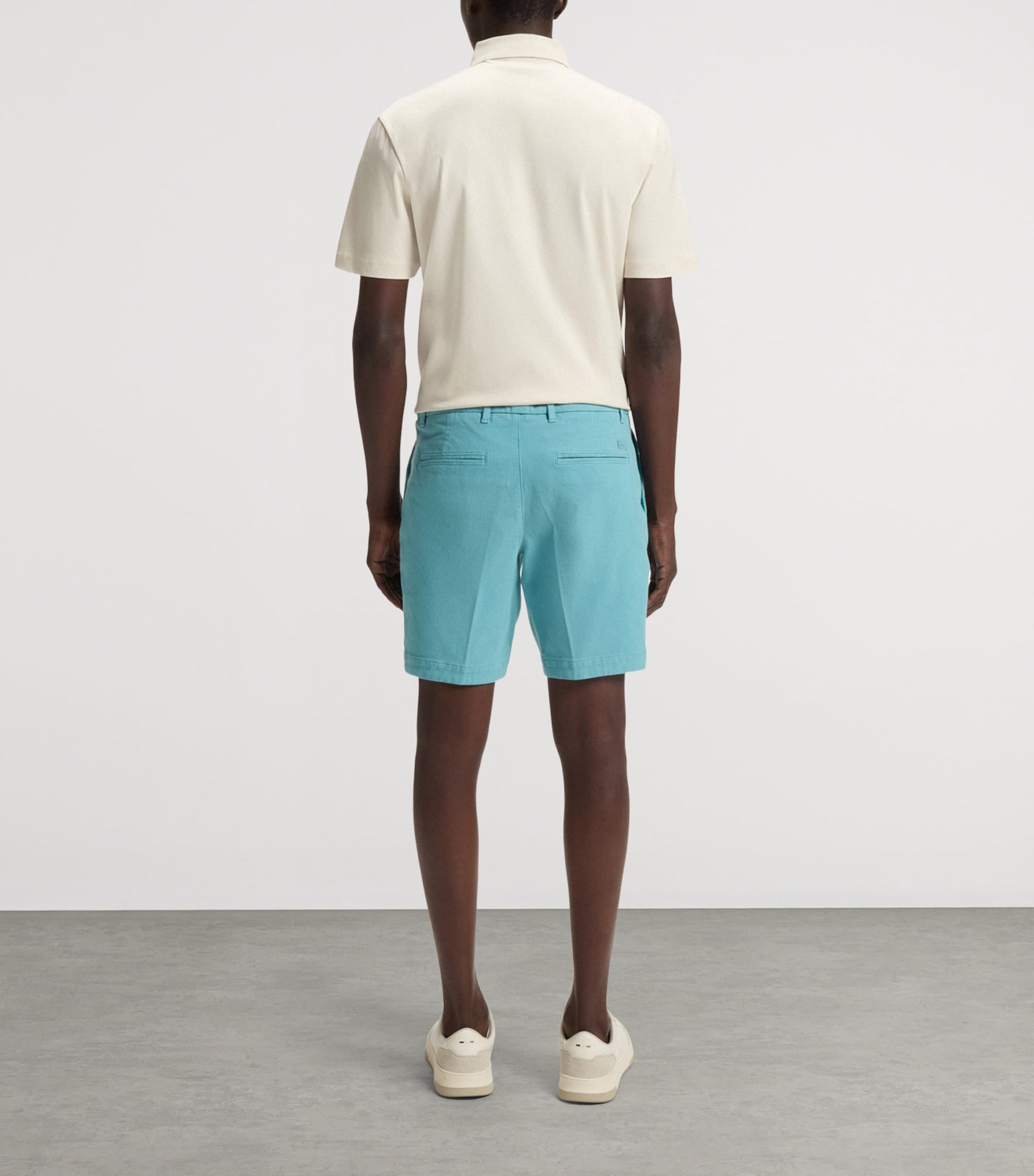 Stretch-Cotton Slim Fit Shorts