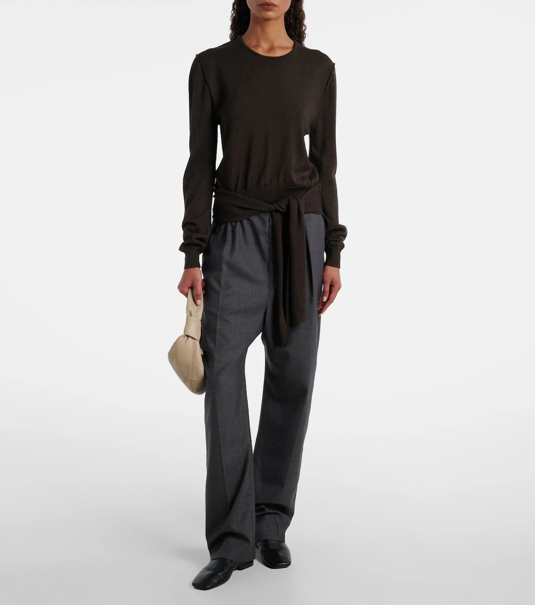Lemaire - D'Orsay leather ankle boots