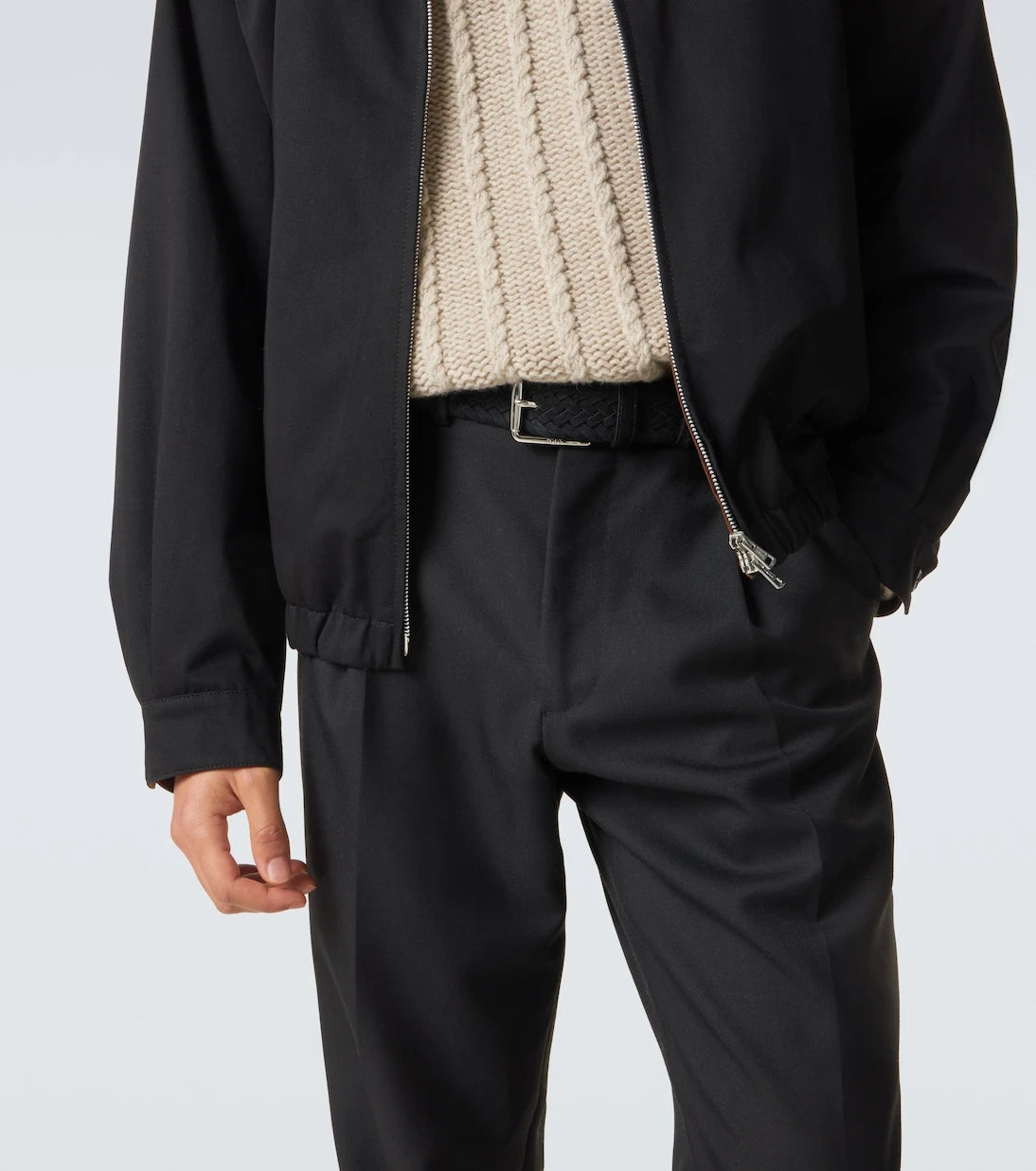 Tod's - Braided suede belt