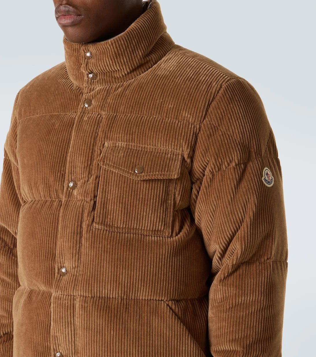Moncler - Serrant cotton corduroy down jacket