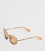 Max Mara Beige Cat-Eye Sunglasses