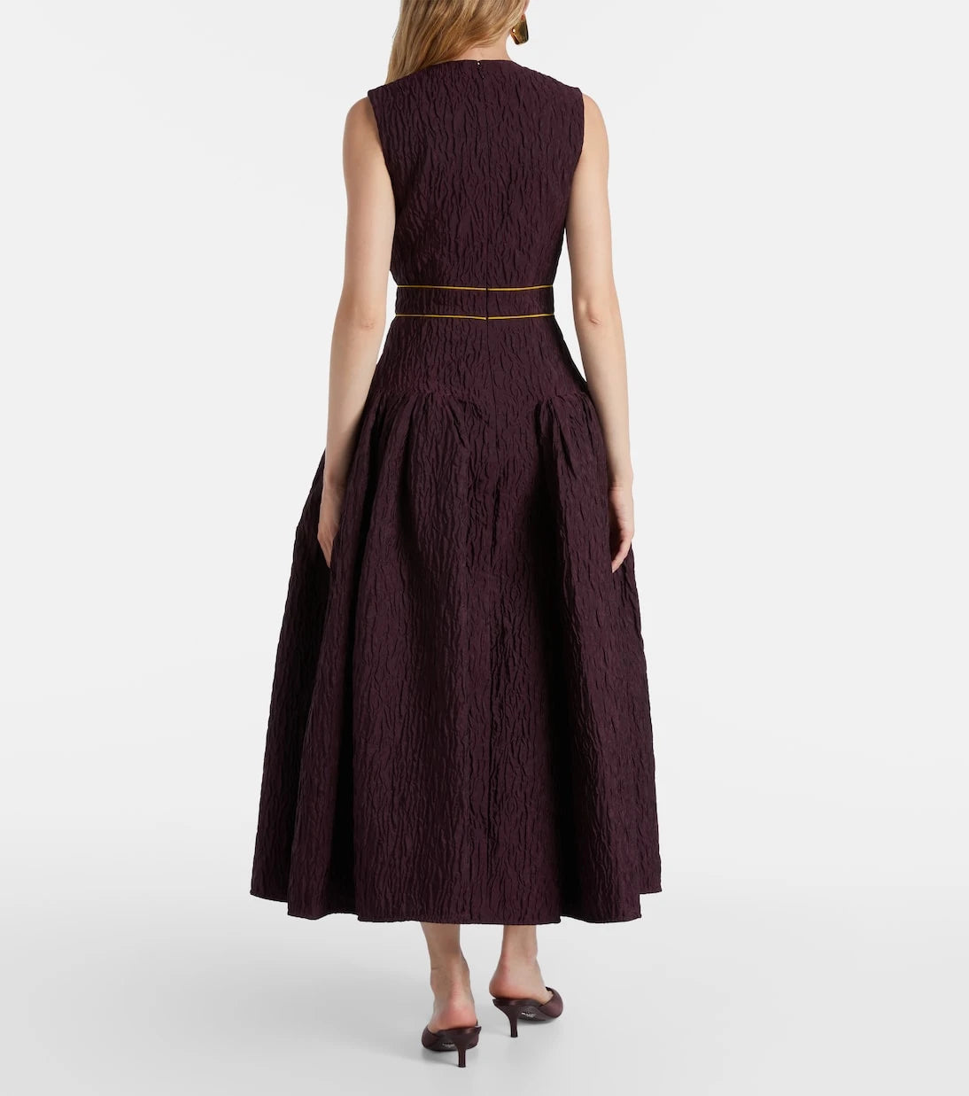 Roksanda - Aya smocked cloque midi dress