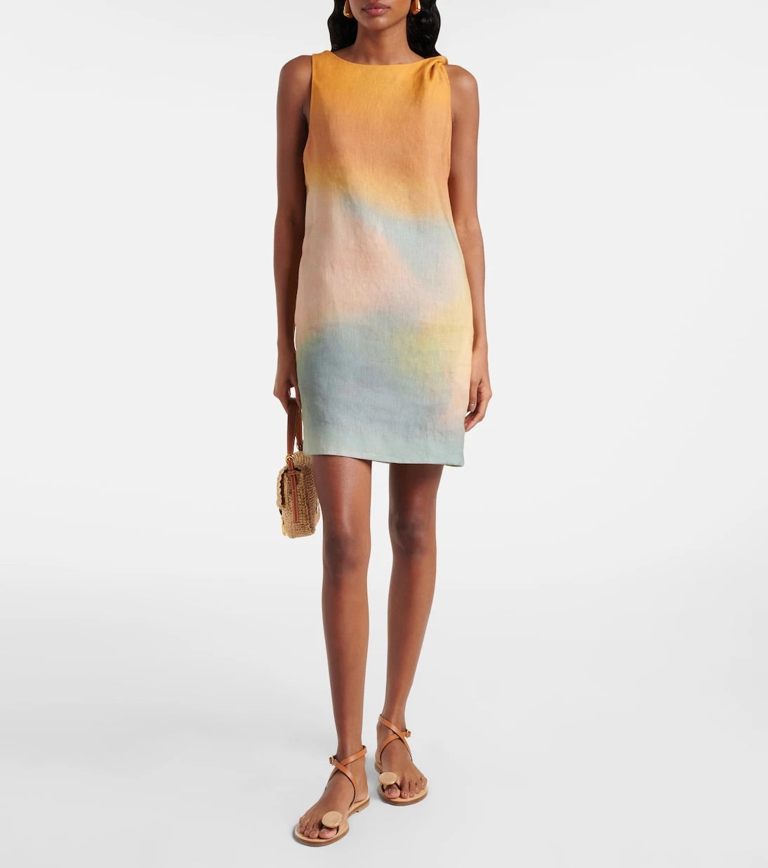 Staud - Boa linen minidress