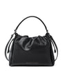 Brunello Cucinelli Black Small Leather Mellow Bucket Bag