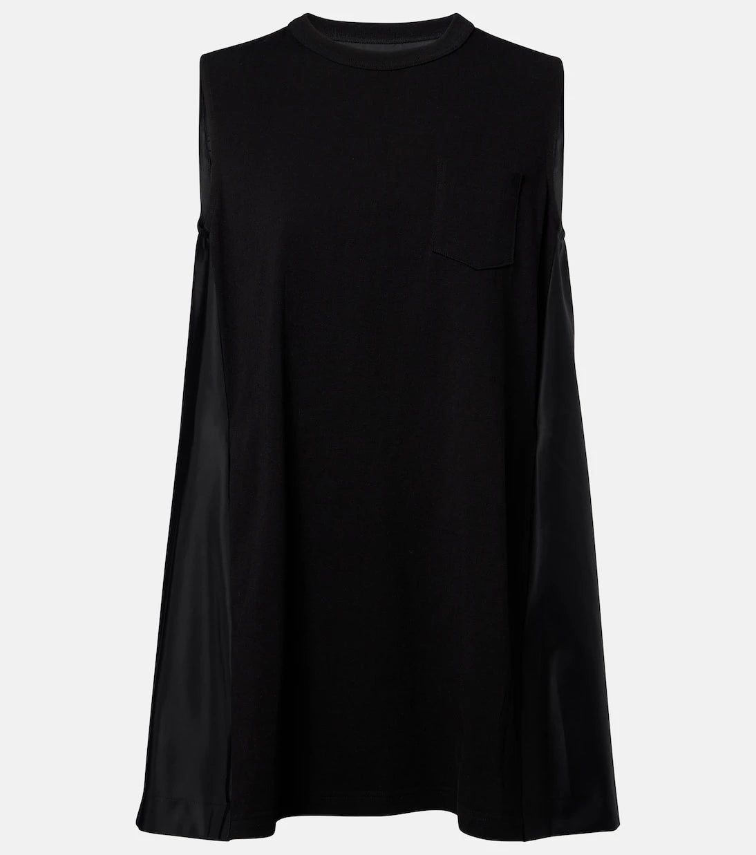 Sacai - Paneled minidress
