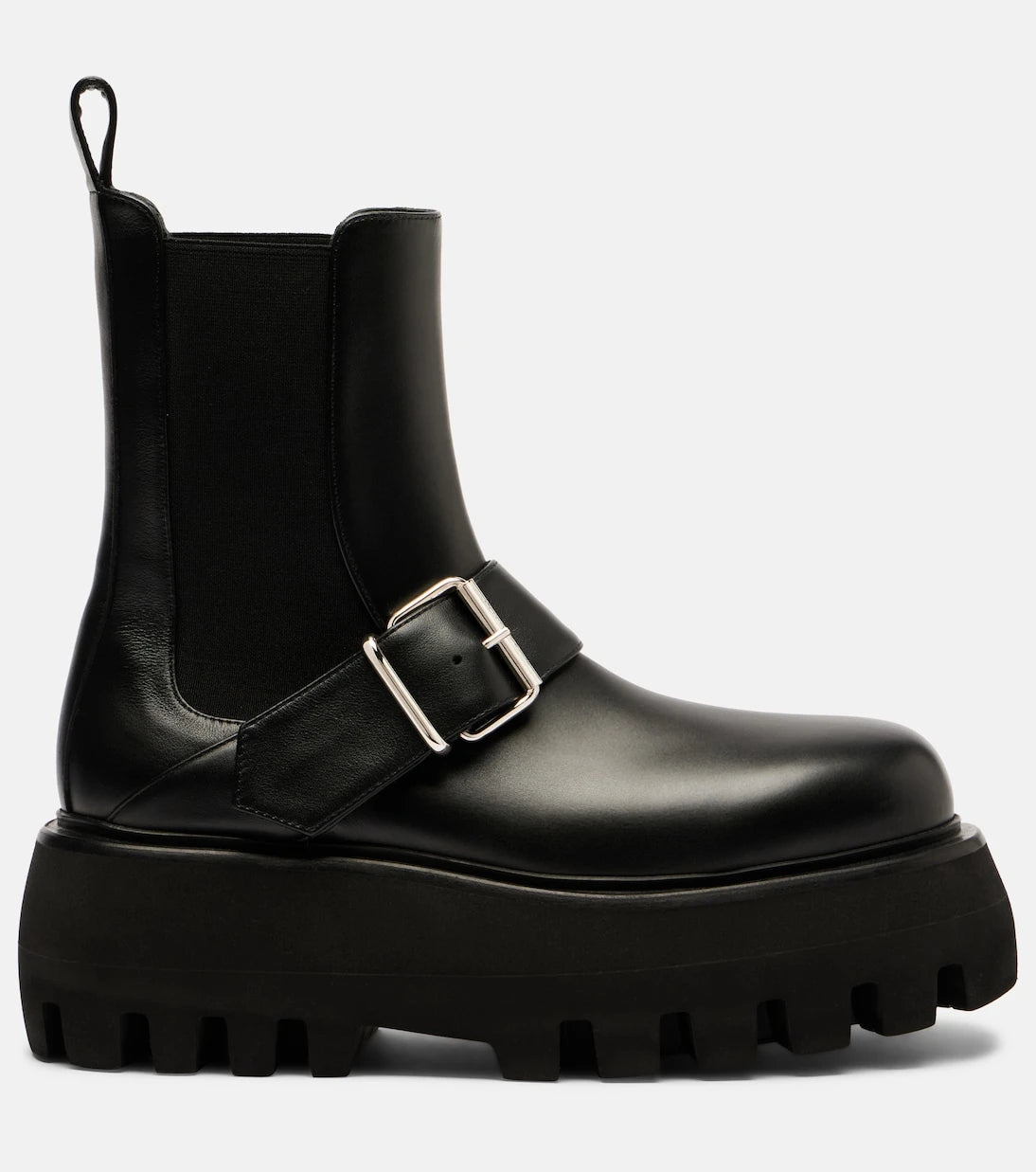 McQueen - Sofa Buckle leather ankle boots
