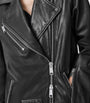 Black Leather Billie Biker Jacket