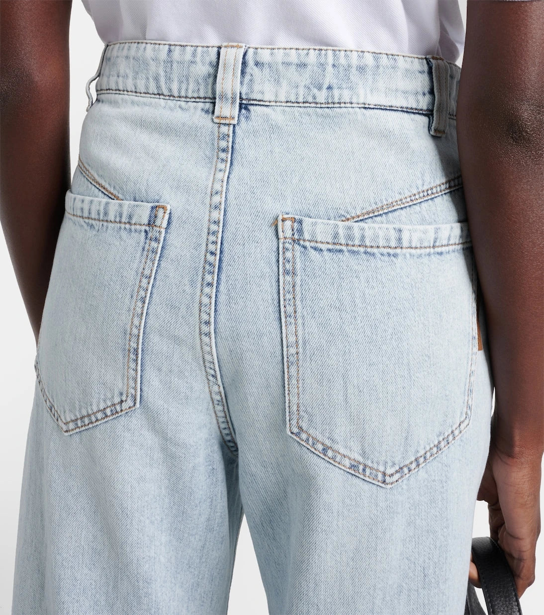 Brunello Cucinelli - High-rise wide-leg jeans