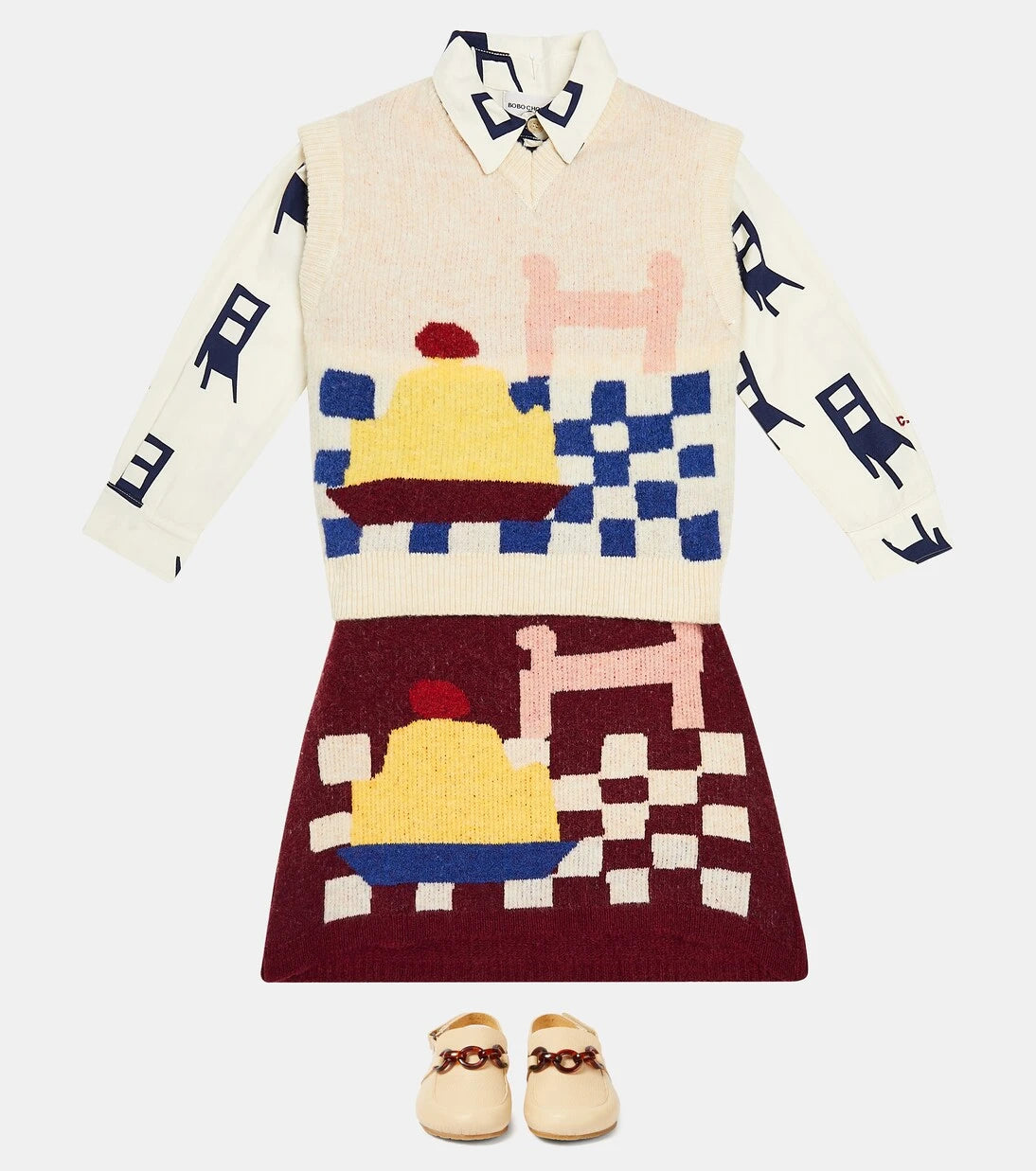 Bobo Choses - Yummy Cake knitted skirt
