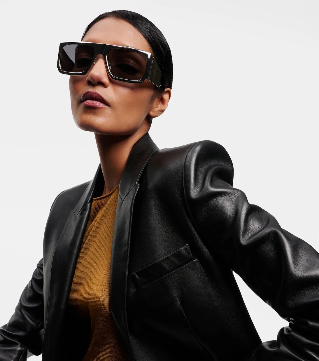 Saint Laurent - SL 635 flat-top sunglasses