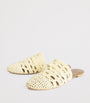 RAMLA Beige Raffia Mules