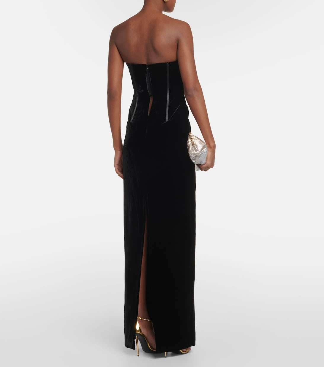 Tom Ford - Strapless velvet gown