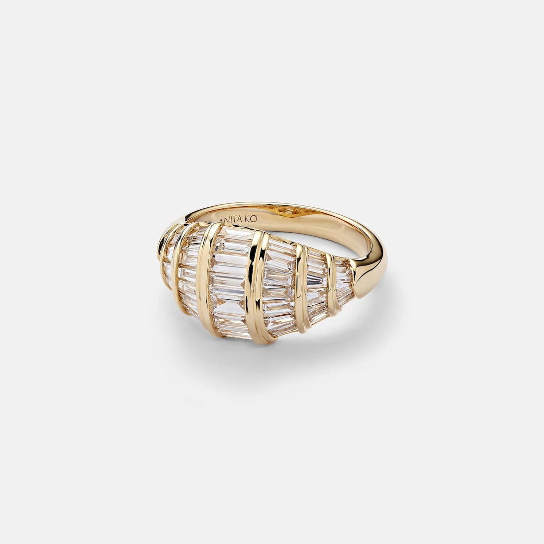 Anita Ko - Zoe 18kt gold ring with diamonds