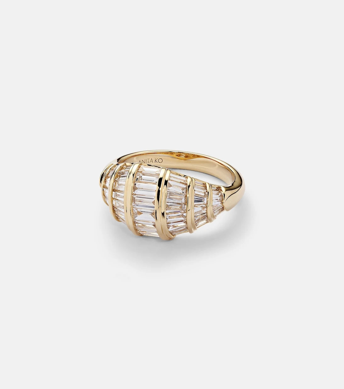 Anita Ko - Zoe 18kt gold ring with diamonds