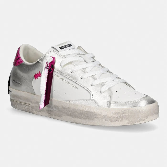 Кожени маратонки Crime London SK8 DELUXE