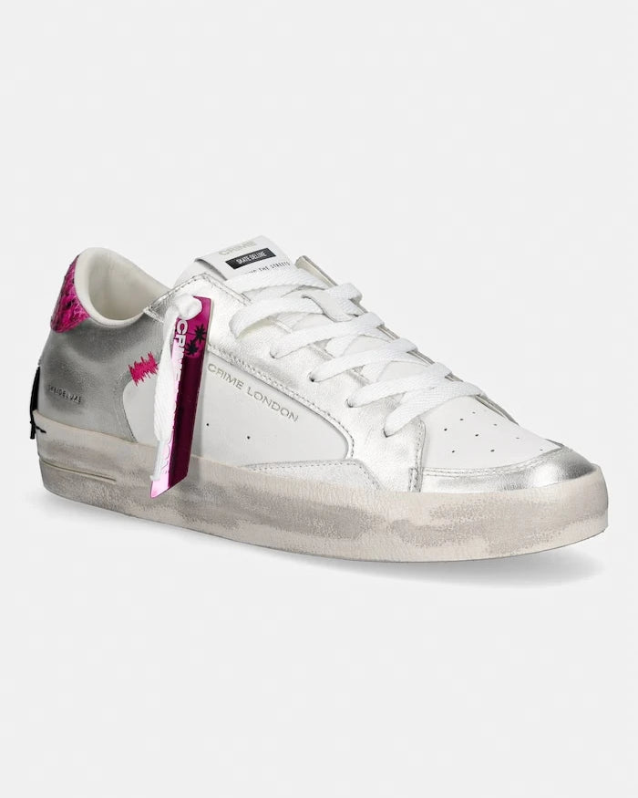 Кожени маратонки Crime London SK8 DELUXE