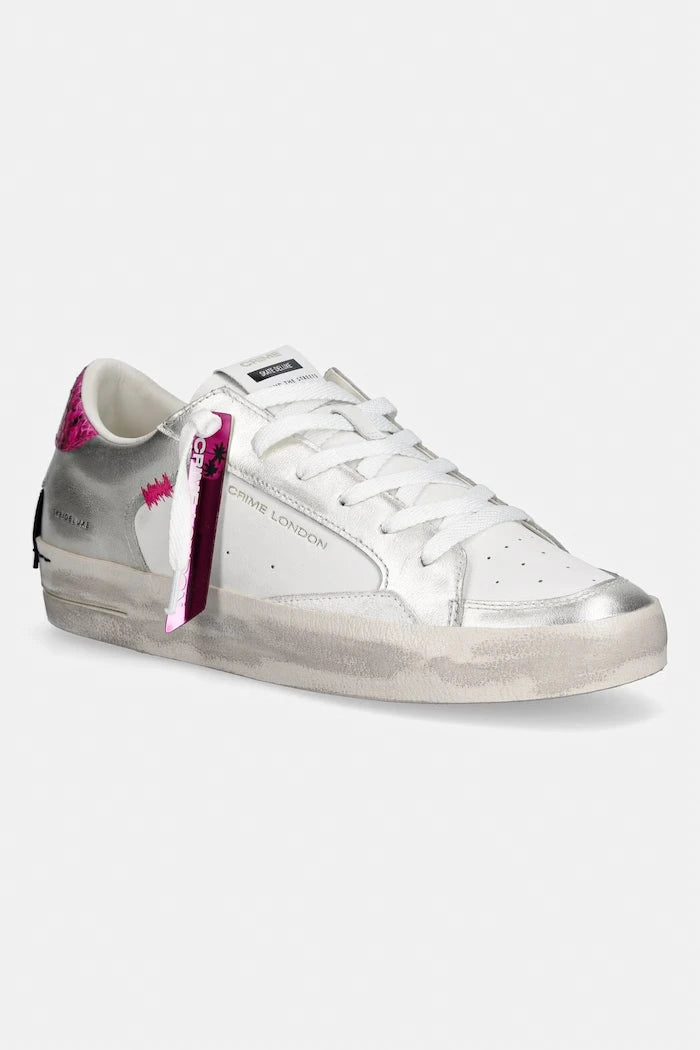 Кожени маратонки Crime London SK8 DELUXE