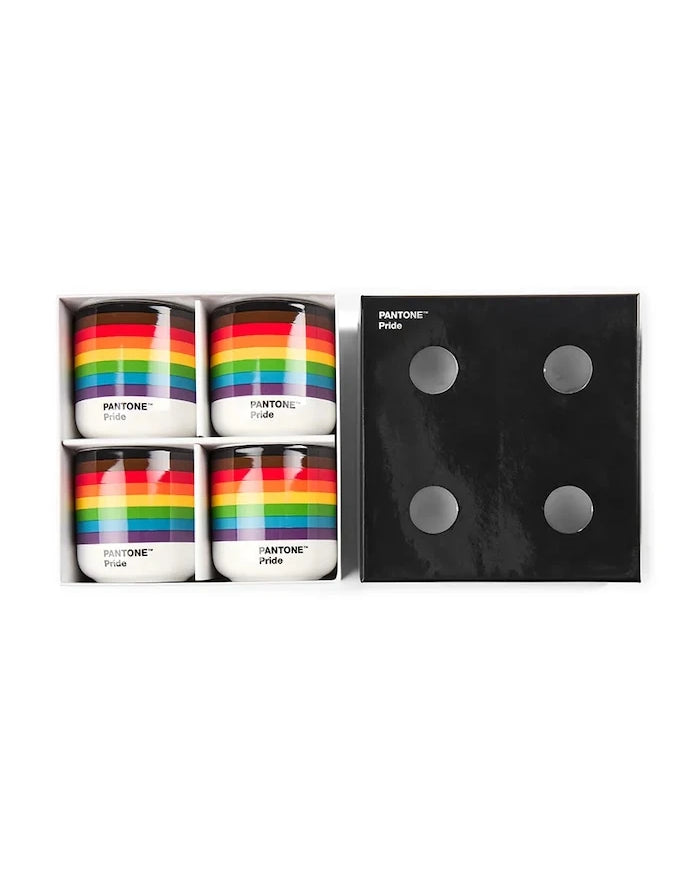 Pantone 175 ml PRIDE Bardak Seti (4 Parça)