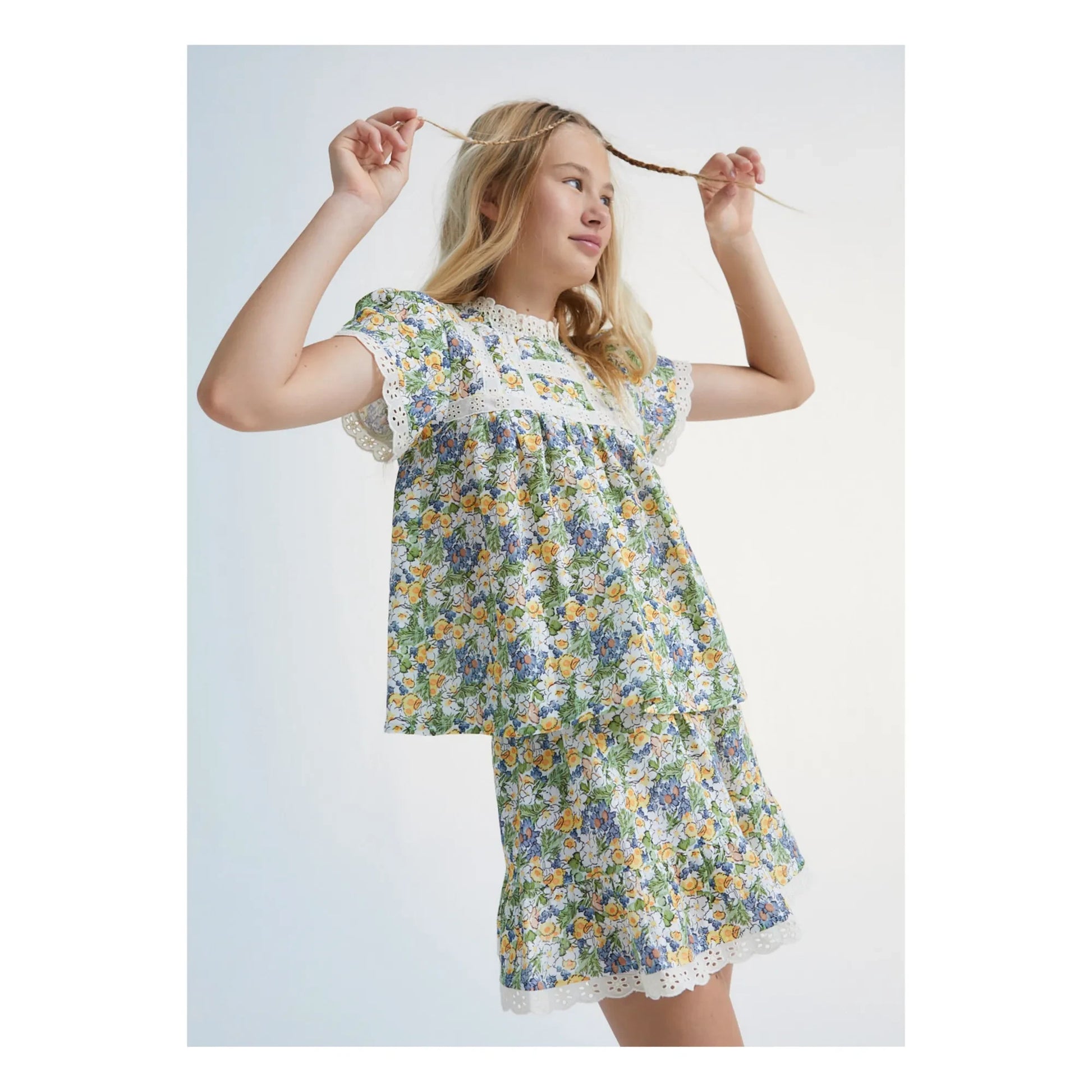 the new society - Beverly Linen Blouse | Ecru