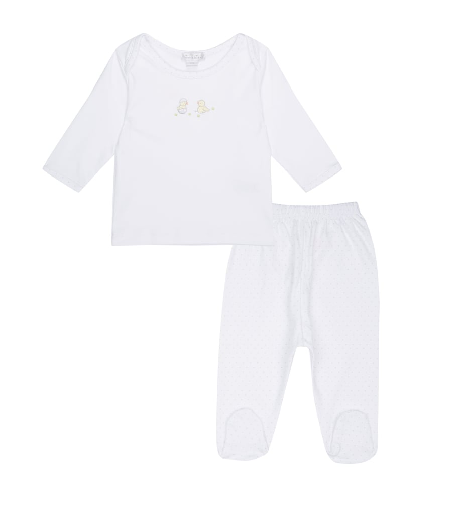 Kissy Kissy Hatchlings Print Top And Leggings Set