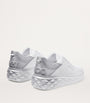 Diamond Maxi Leather Sneakers X WHITE/SILVER