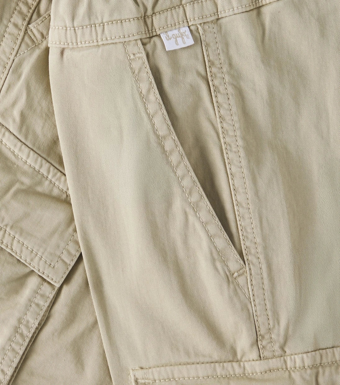 Il Gufo - Cotton gabardine cargo shorts