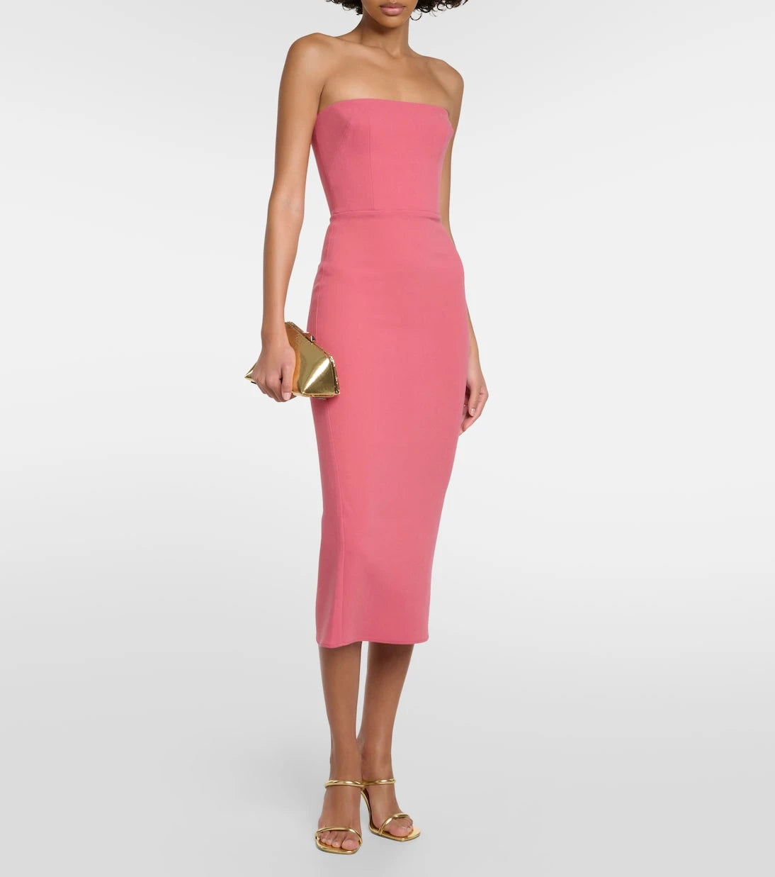Alex Perry - Strapless midi dress