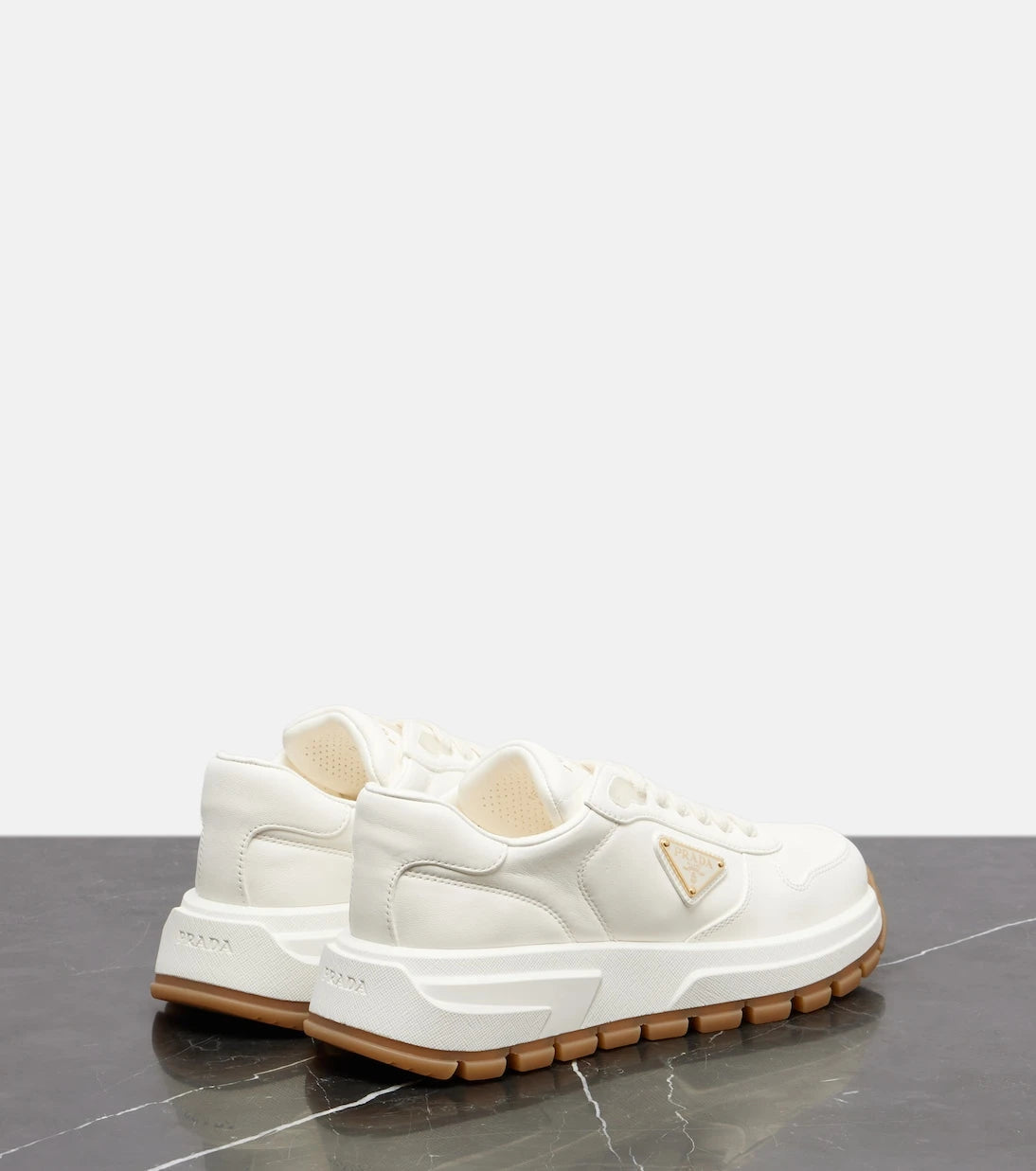 Prada - Leather sneakers