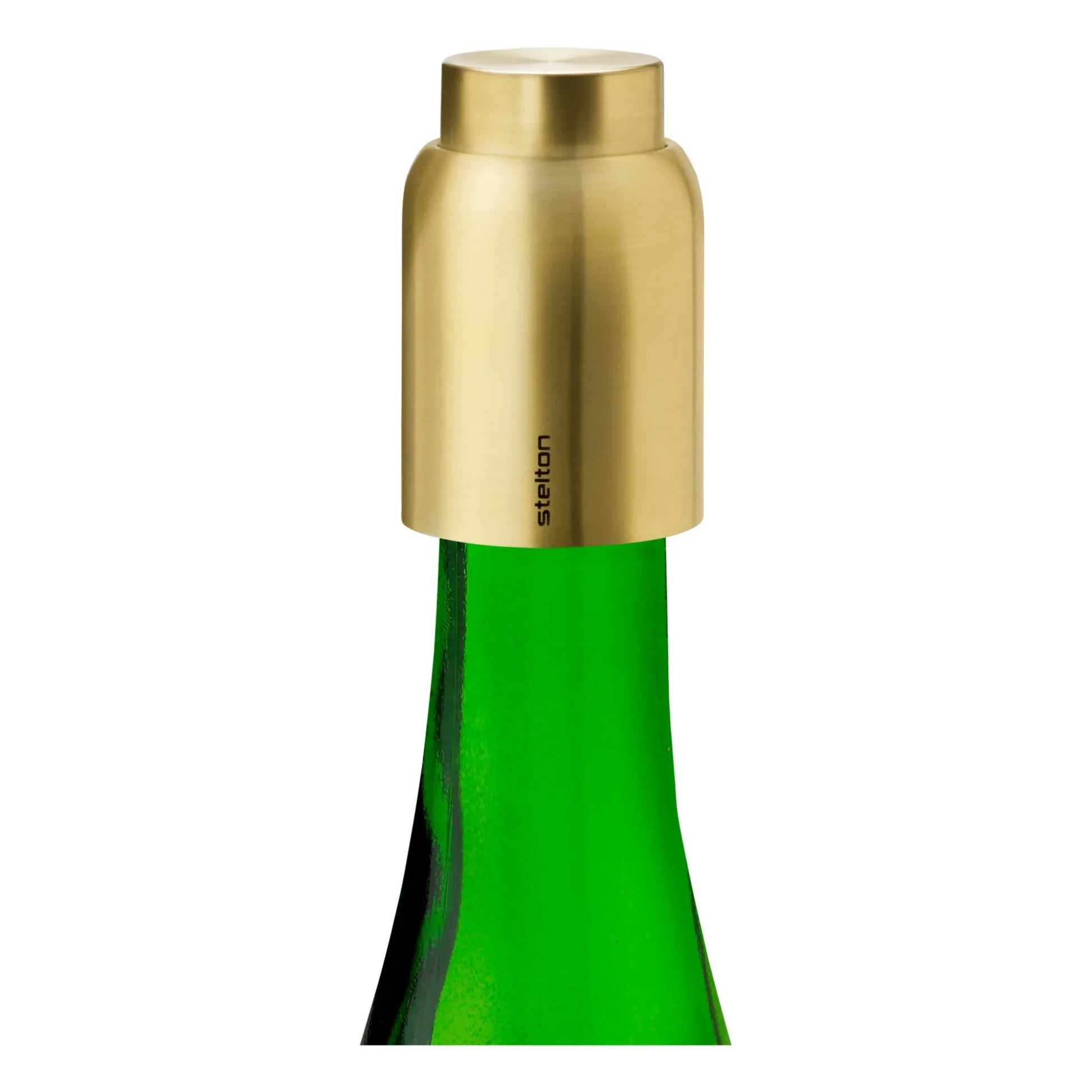 Stelton - Brushed Brass Bottle Stopper | Brass