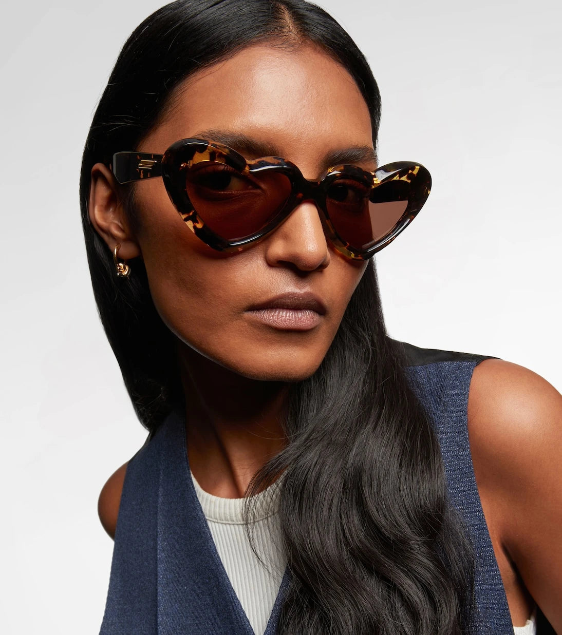 Bottega Veneta - New Entry heart-shaped sunglasses