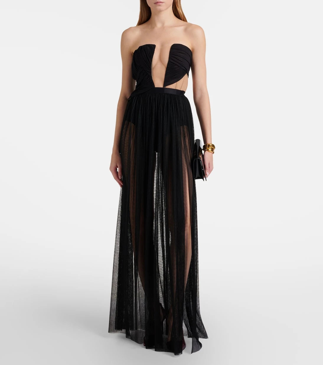 Nensi Dojaka - Semi-sheer gown