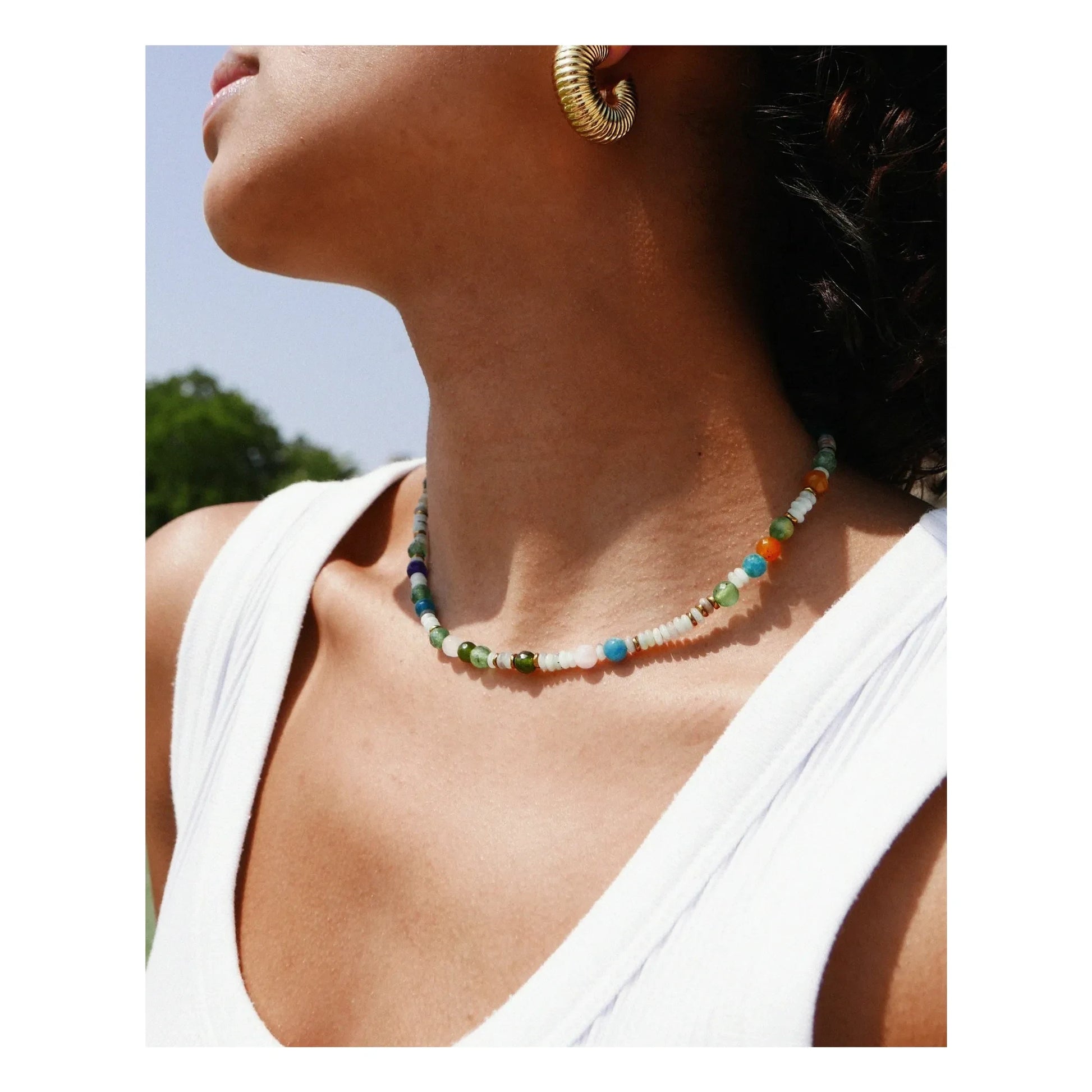 Palas - Manarola necklace | Blue