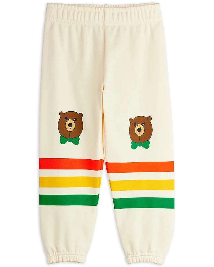 Детски памучен спортен панталон Mini Rodini Bear